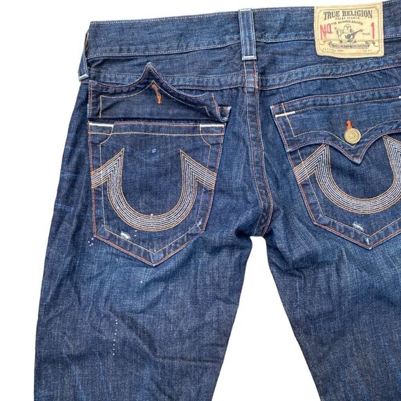 Vintage True Religion Jeans Size 31 RICKY Blue - Picture 7 of 9